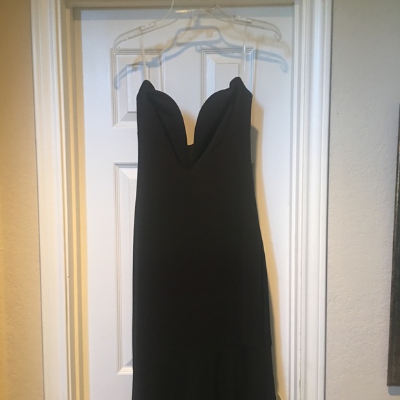 Strapless Black Dress - Picture 13 of 16